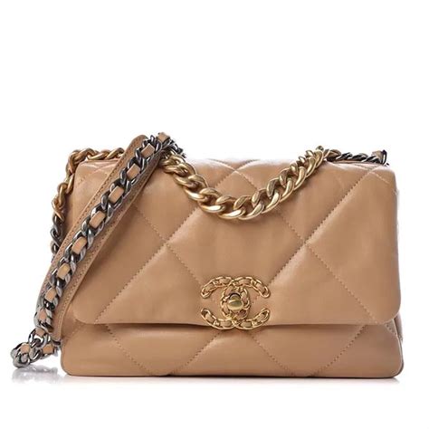 chanel c19 small size|chanel 19 small flap bag.